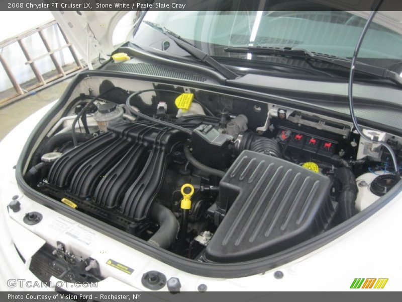 Stone White / Pastel Slate Gray 2008 Chrysler PT Cruiser LX