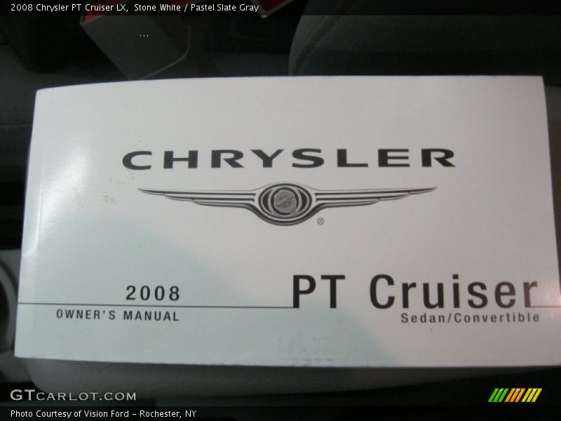 Stone White / Pastel Slate Gray 2008 Chrysler PT Cruiser LX