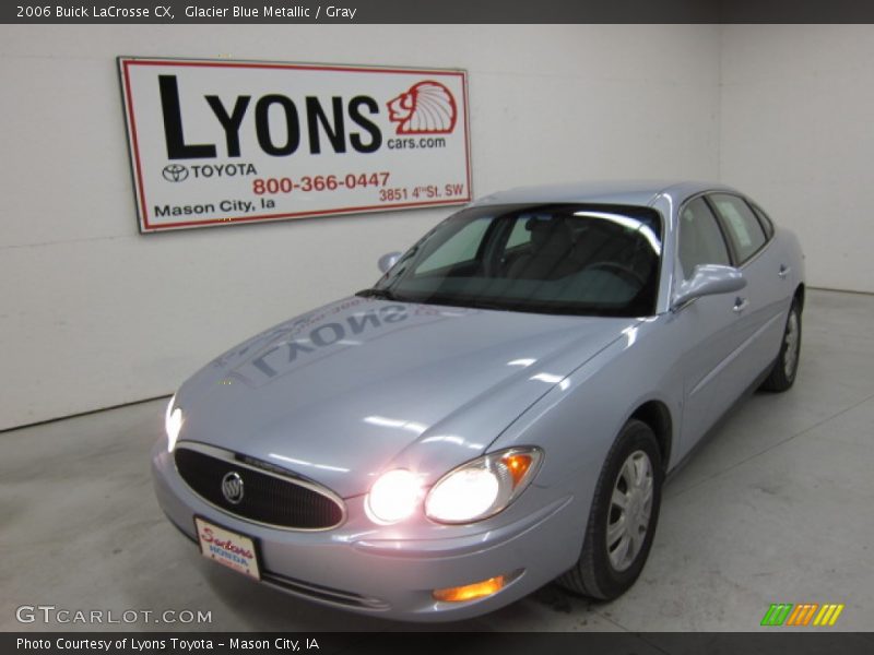 Glacier Blue Metallic / Gray 2006 Buick LaCrosse CX