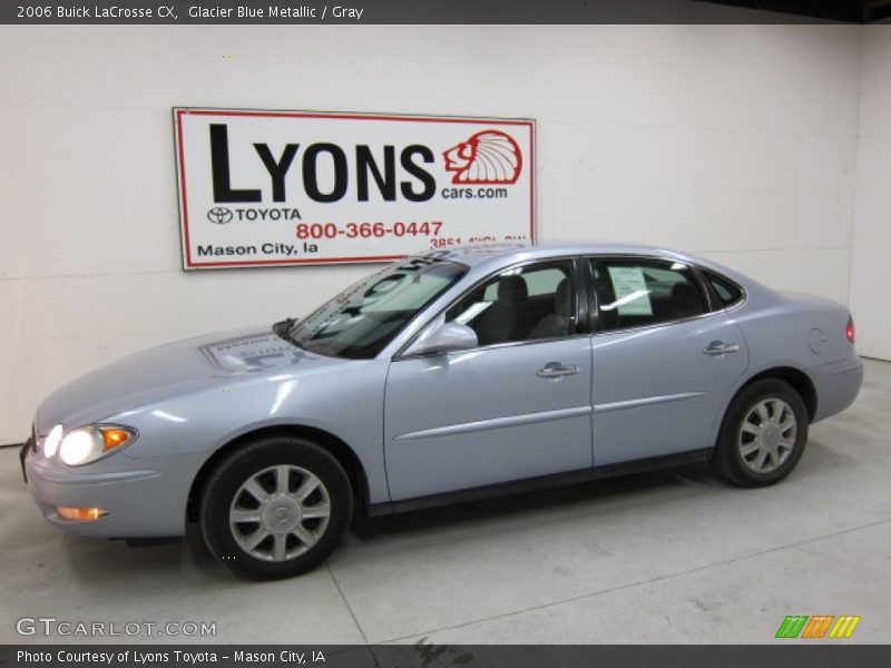 Glacier Blue Metallic / Gray 2006 Buick LaCrosse CX