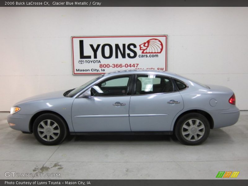 Glacier Blue Metallic / Gray 2006 Buick LaCrosse CX