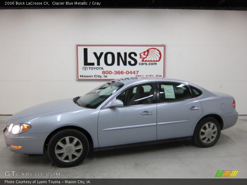 Glacier Blue Metallic / Gray 2006 Buick LaCrosse CX