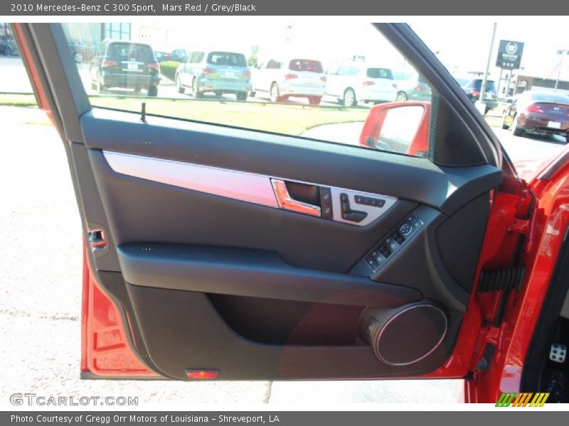 Mars Red / Grey/Black 2010 Mercedes-Benz C 300 Sport