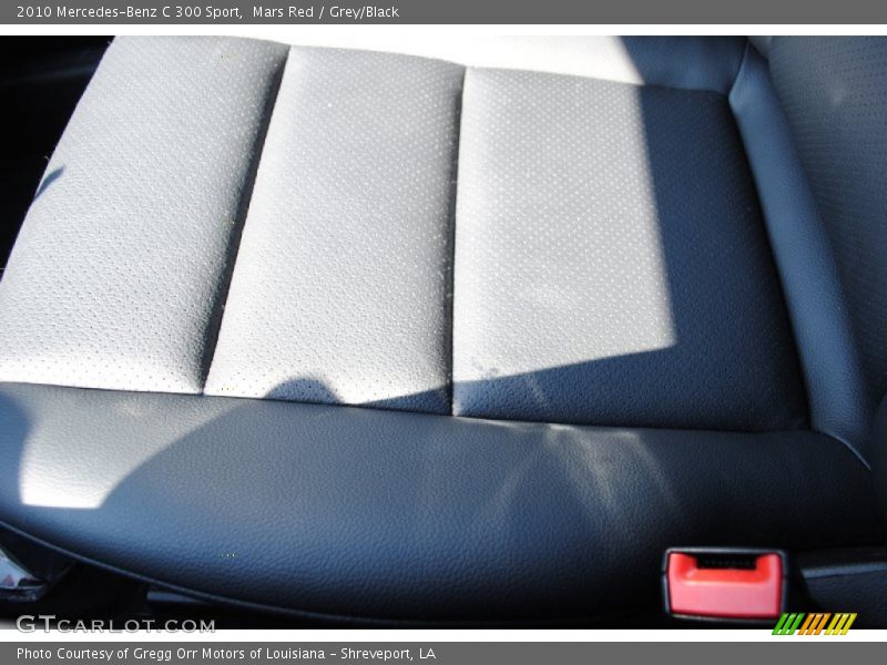Mars Red / Grey/Black 2010 Mercedes-Benz C 300 Sport