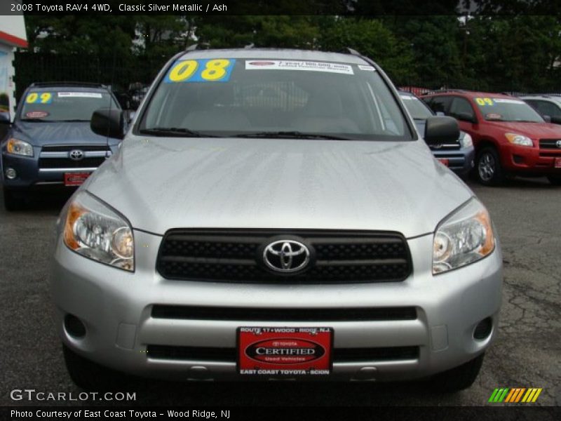 Classic Silver Metallic / Ash 2008 Toyota RAV4 4WD