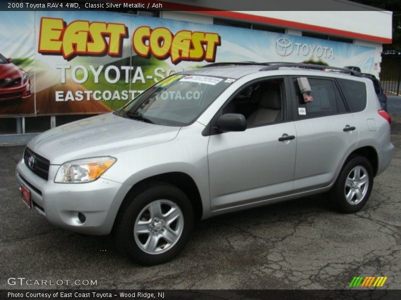 Classic Silver Metallic / Ash 2008 Toyota RAV4 4WD