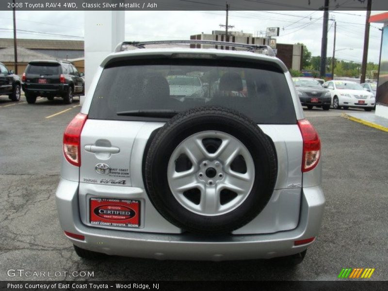 Classic Silver Metallic / Ash 2008 Toyota RAV4 4WD
