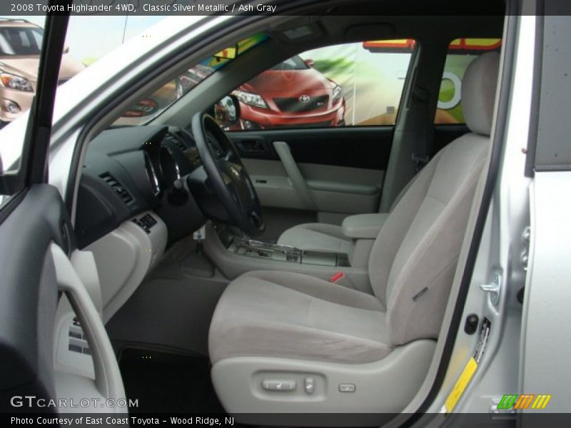 Classic Silver Metallic / Ash Gray 2008 Toyota Highlander 4WD