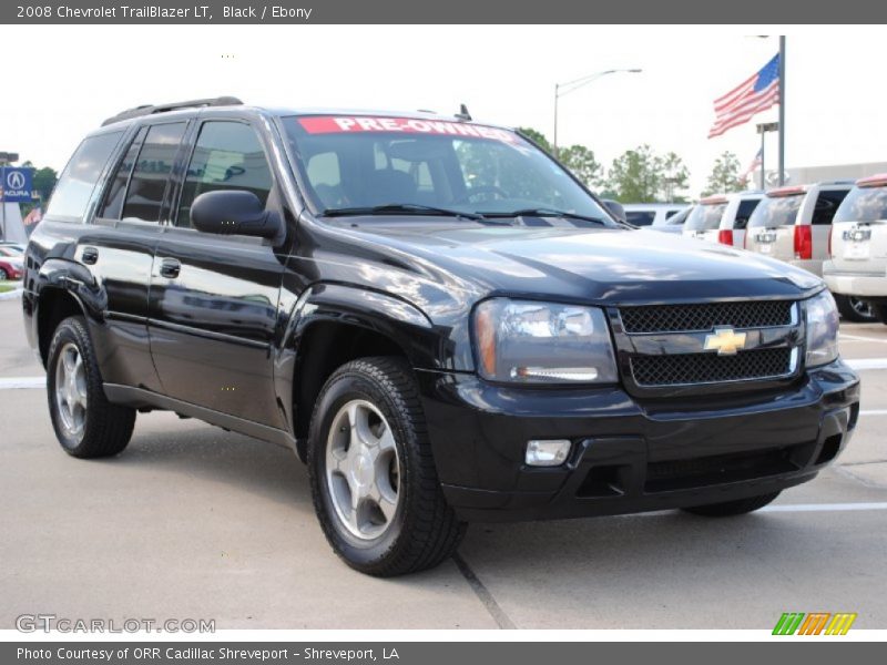 Black / Ebony 2008 Chevrolet TrailBlazer LT