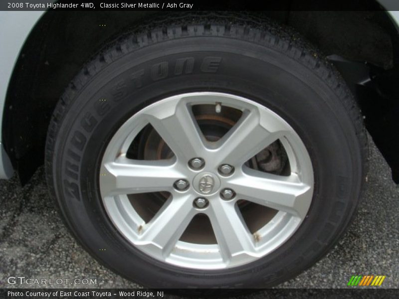 Classic Silver Metallic / Ash Gray 2008 Toyota Highlander 4WD