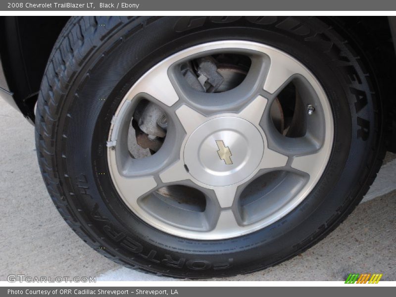 Black / Ebony 2008 Chevrolet TrailBlazer LT