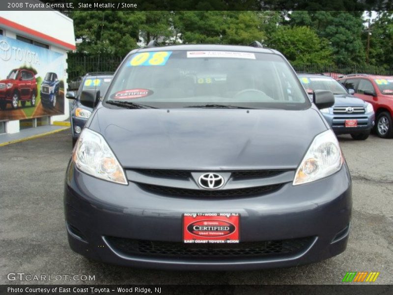 Slate Metallic / Stone 2008 Toyota Sienna LE