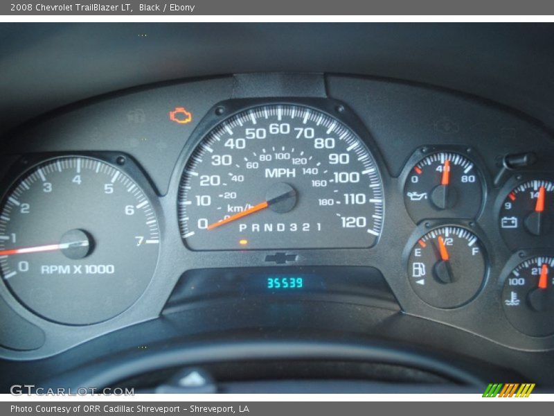 Black / Ebony 2008 Chevrolet TrailBlazer LT