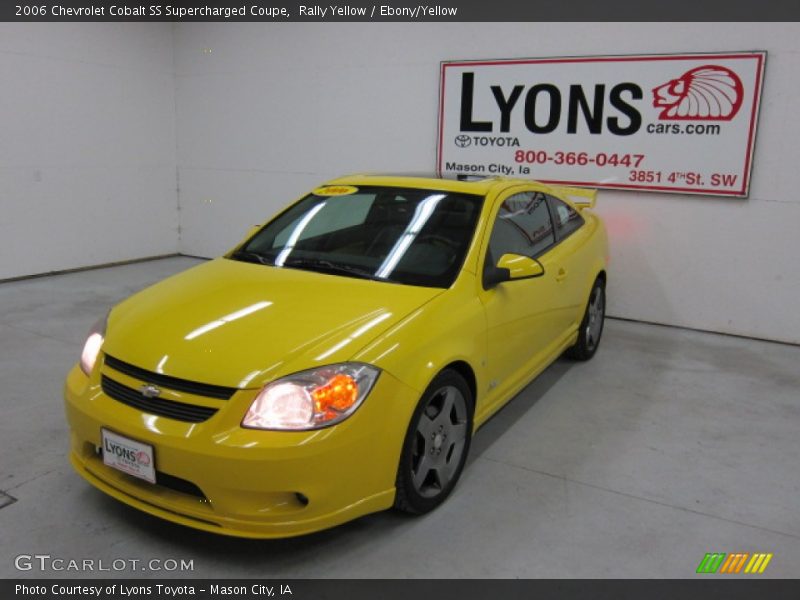Rally Yellow / Ebony/Yellow 2006 Chevrolet Cobalt SS Supercharged Coupe