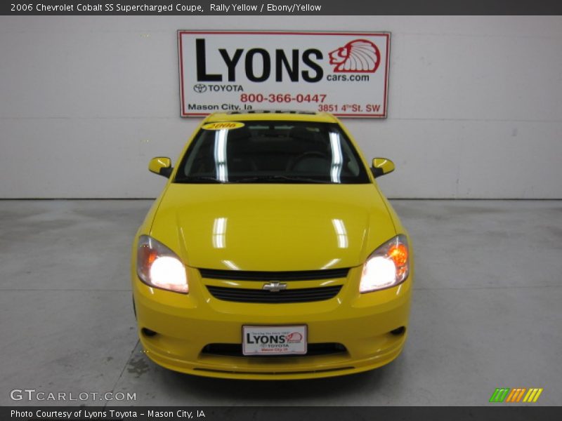 Rally Yellow / Ebony/Yellow 2006 Chevrolet Cobalt SS Supercharged Coupe