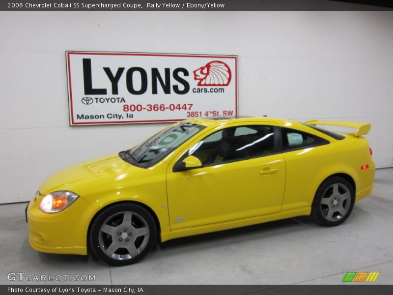 Rally Yellow / Ebony/Yellow 2006 Chevrolet Cobalt SS Supercharged Coupe
