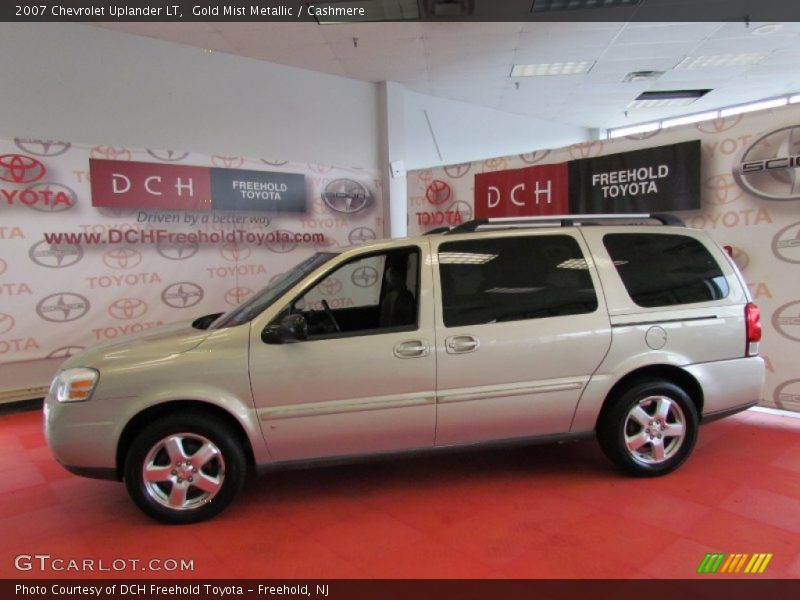 Gold Mist Metallic / Cashmere 2007 Chevrolet Uplander LT