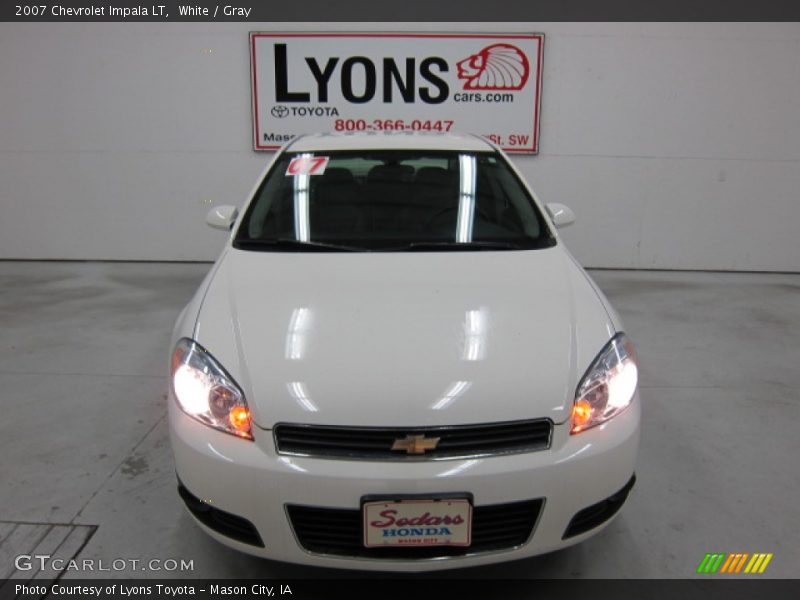 White / Gray 2007 Chevrolet Impala LT