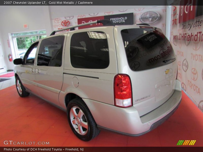 Gold Mist Metallic / Cashmere 2007 Chevrolet Uplander LT
