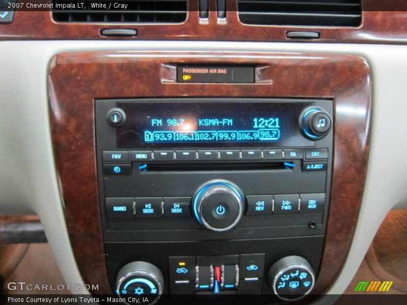 White / Gray 2007 Chevrolet Impala LT