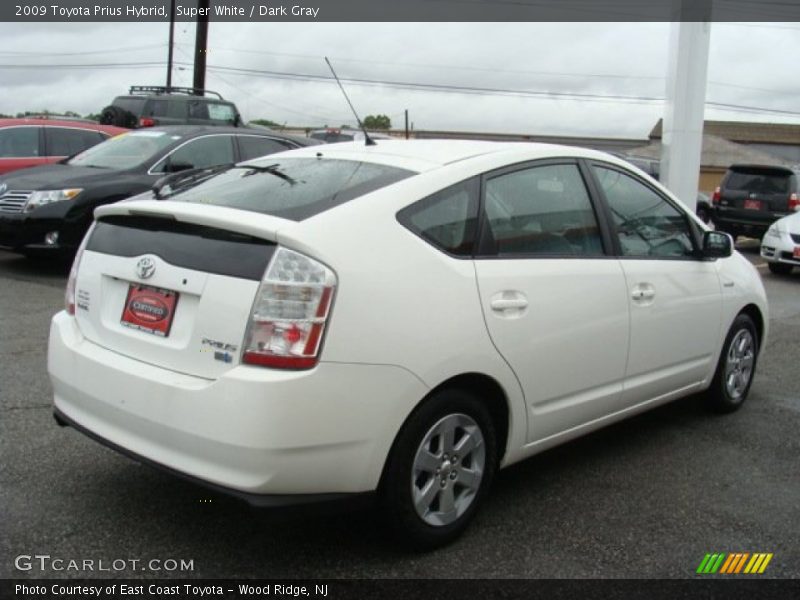 Super White / Dark Gray 2009 Toyota Prius Hybrid