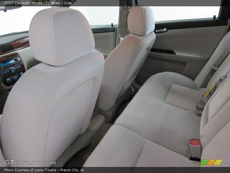White / Gray 2007 Chevrolet Impala LT