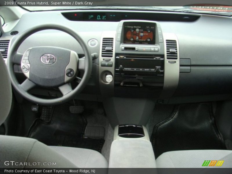 Super White / Dark Gray 2009 Toyota Prius Hybrid