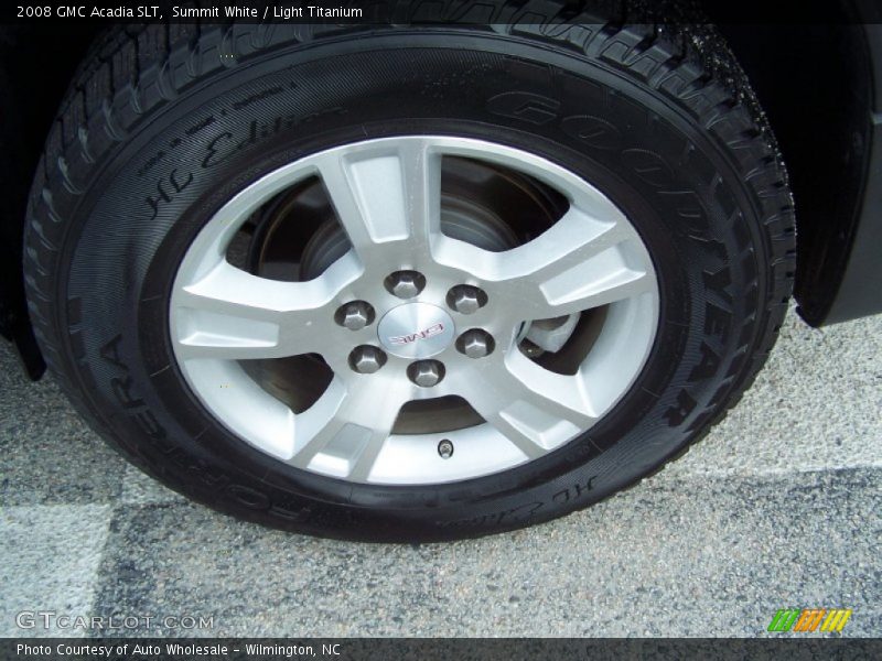 Summit White / Light Titanium 2008 GMC Acadia SLT