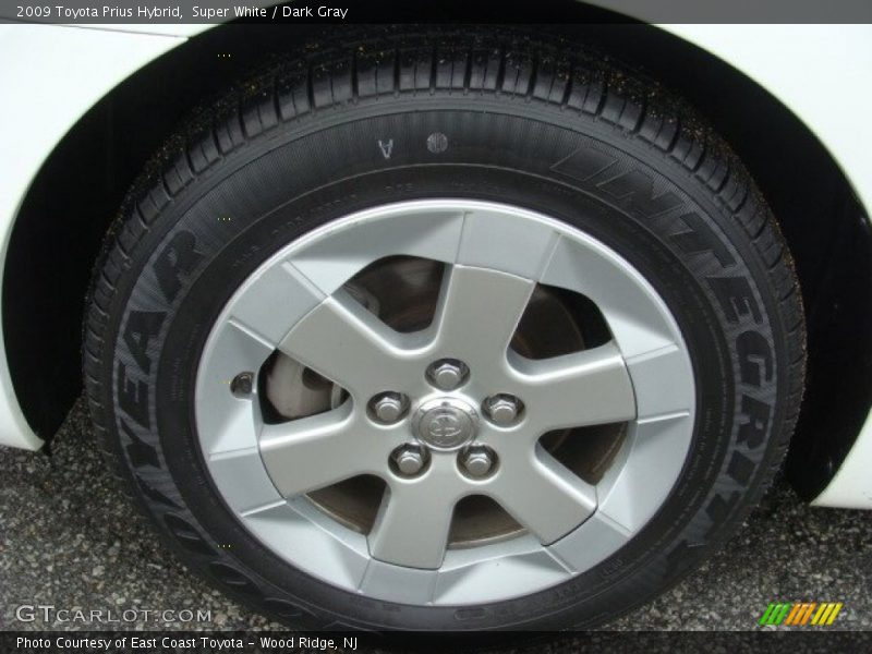 Super White / Dark Gray 2009 Toyota Prius Hybrid