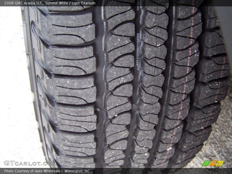 Summit White / Light Titanium 2008 GMC Acadia SLT