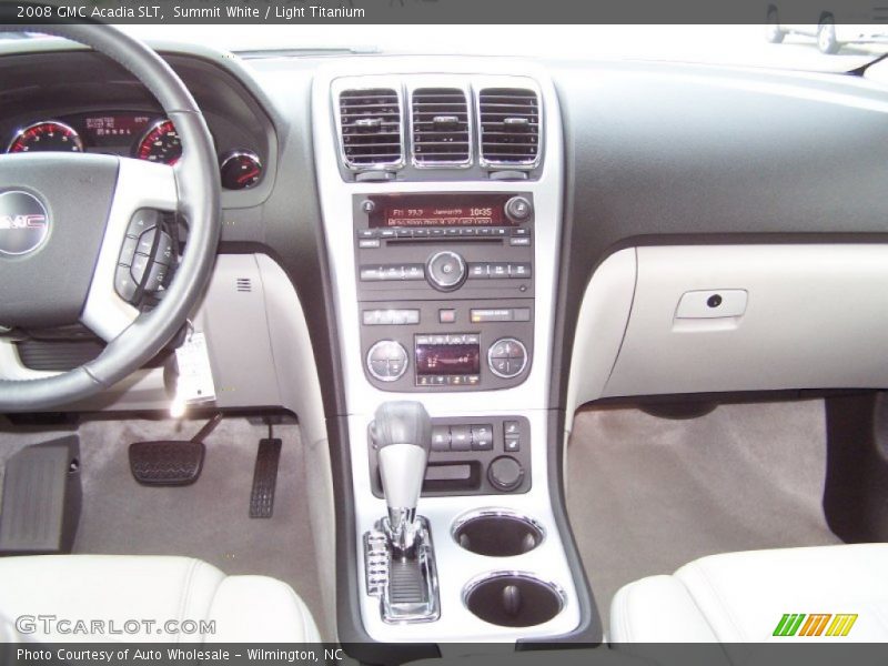 Summit White / Light Titanium 2008 GMC Acadia SLT
