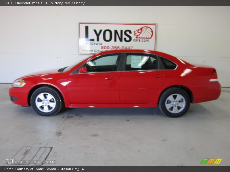 Victory Red / Ebony 2010 Chevrolet Impala LT
