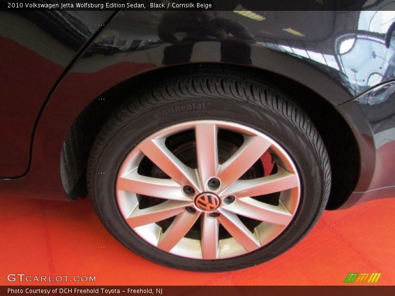 Black / Cornsilk Beige 2010 Volkswagen Jetta Wolfsburg Edition Sedan