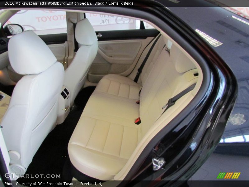 Black / Cornsilk Beige 2010 Volkswagen Jetta Wolfsburg Edition Sedan
