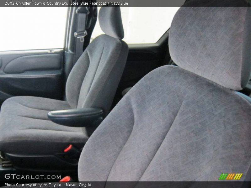Steel Blue Pearlcoat / Navy Blue 2002 Chrysler Town & Country LXi