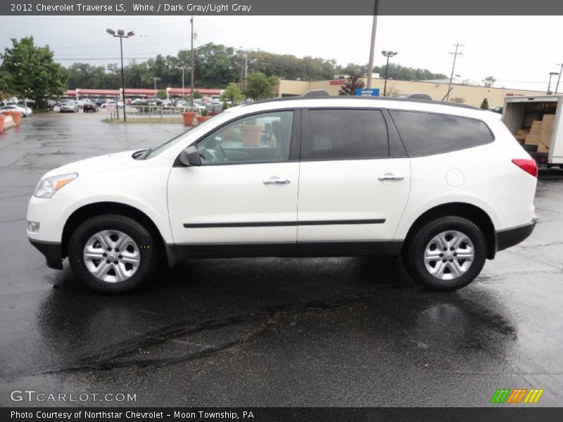  2012 Traverse LS White