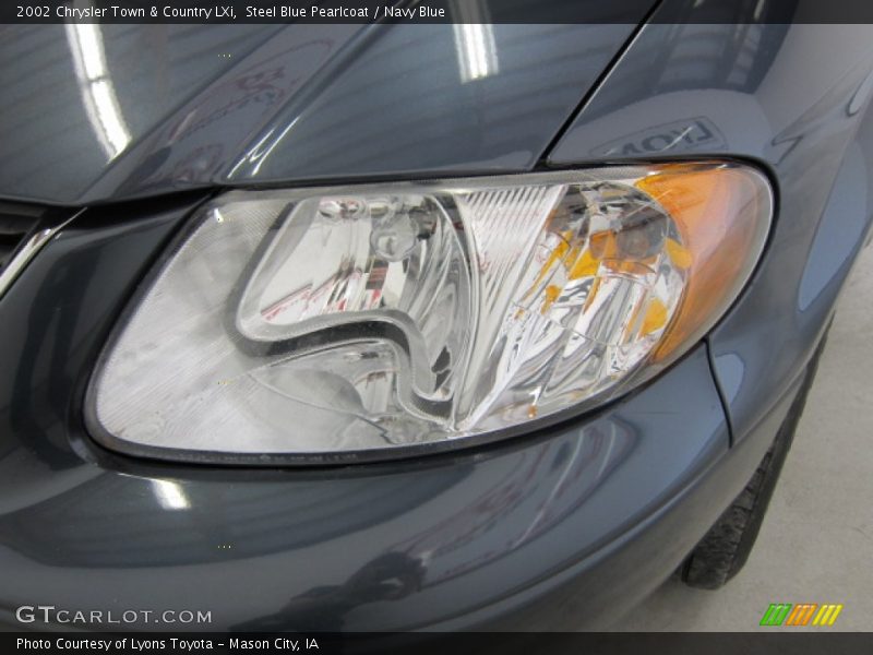 Steel Blue Pearlcoat / Navy Blue 2002 Chrysler Town & Country LXi
