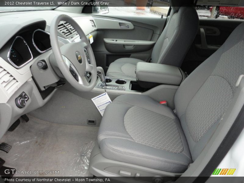  2012 Traverse LS Dark Gray/Light Gray Interior