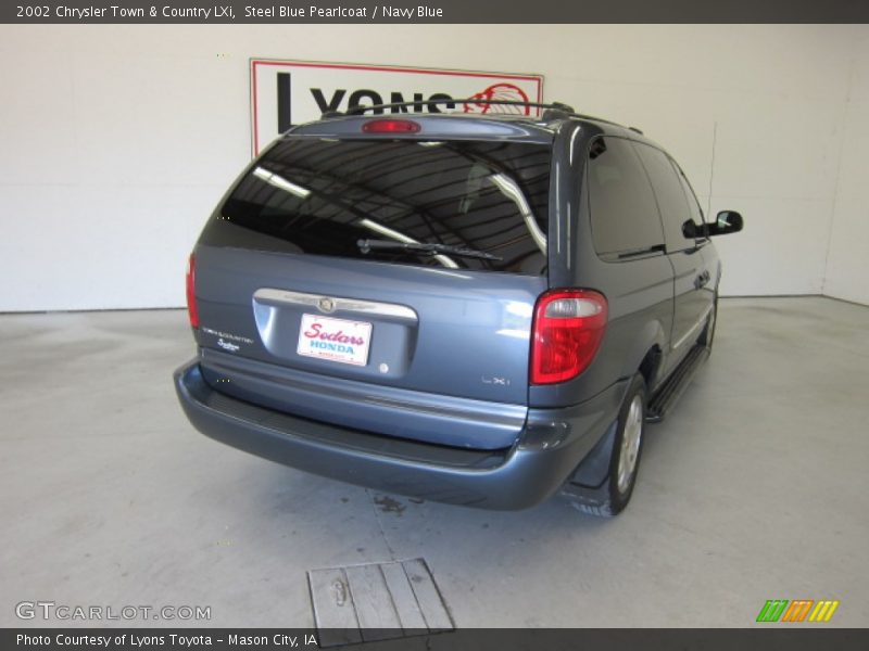 Steel Blue Pearlcoat / Navy Blue 2002 Chrysler Town & Country LXi