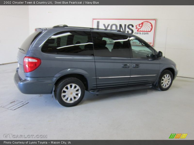 Steel Blue Pearlcoat / Navy Blue 2002 Chrysler Town & Country LXi