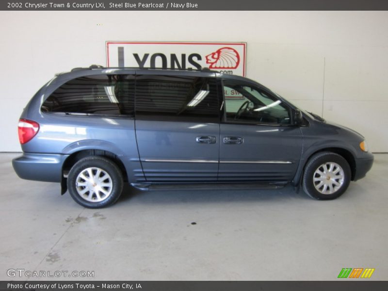 Steel Blue Pearlcoat / Navy Blue 2002 Chrysler Town & Country LXi