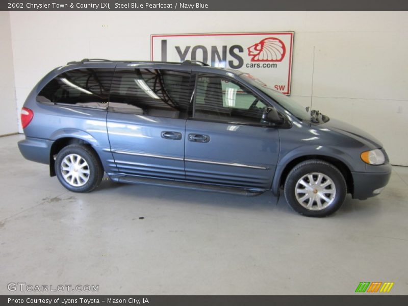 Steel Blue Pearlcoat / Navy Blue 2002 Chrysler Town & Country LXi