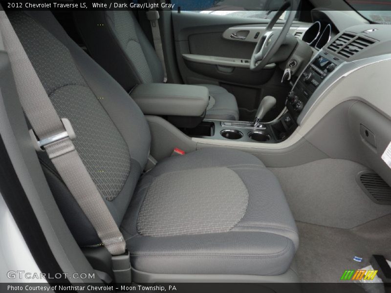  2012 Traverse LS Dark Gray/Light Gray Interior