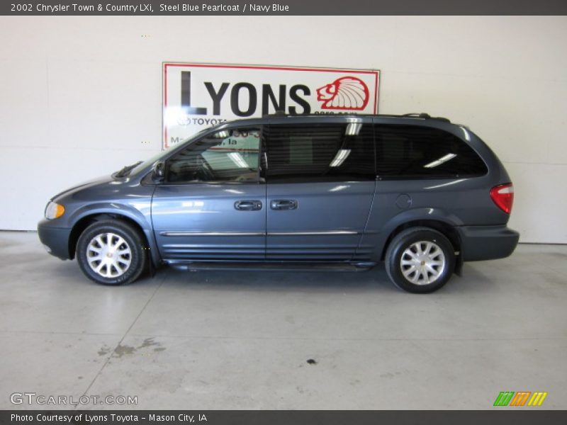 Steel Blue Pearlcoat / Navy Blue 2002 Chrysler Town & Country LXi