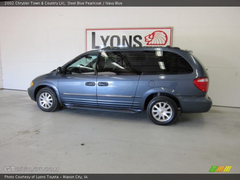 Steel Blue Pearlcoat / Navy Blue 2002 Chrysler Town & Country LXi