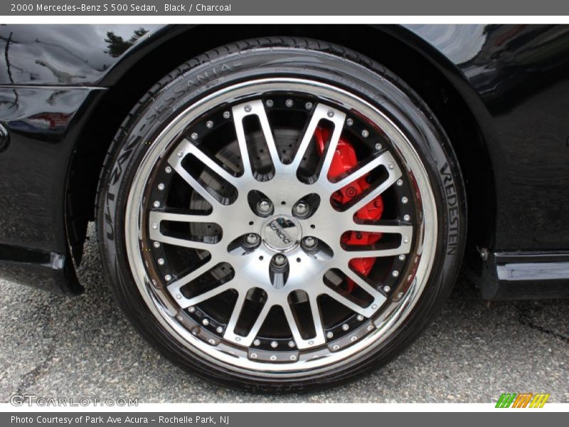 Custom Wheels of 2000 S 500 Sedan