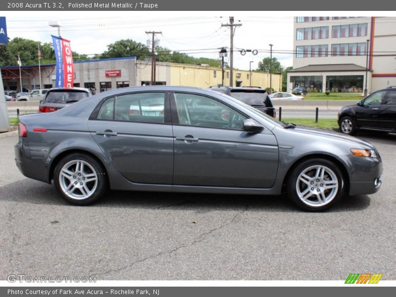 Polished Metal Metallic / Taupe 2008 Acura TL 3.2