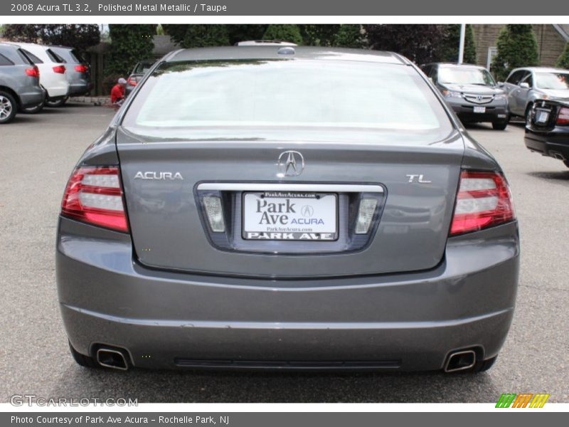 Polished Metal Metallic / Taupe 2008 Acura TL 3.2