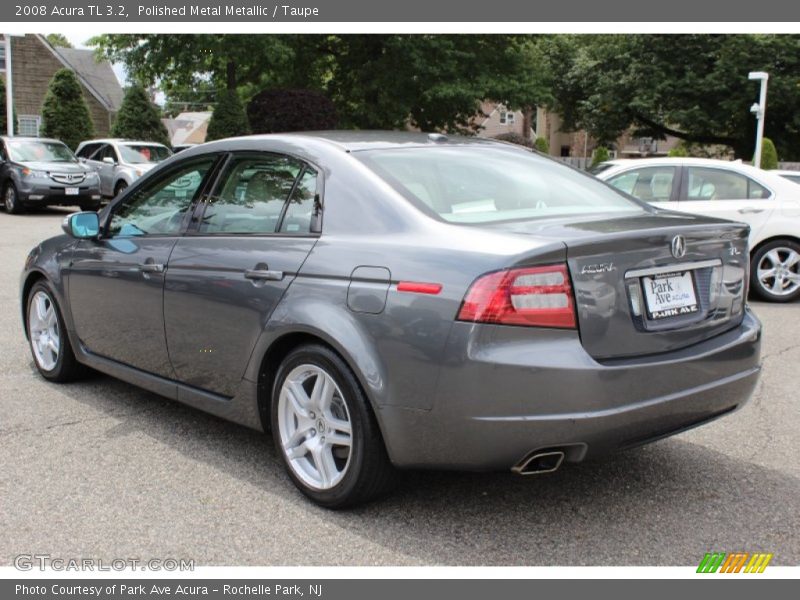 Polished Metal Metallic / Taupe 2008 Acura TL 3.2