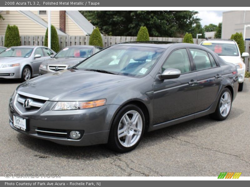 Polished Metal Metallic / Taupe 2008 Acura TL 3.2